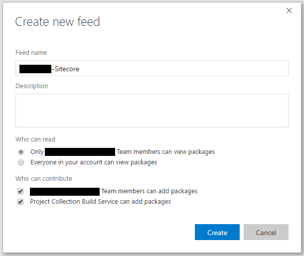 New Package Dialog