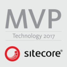 2017 Sitecore Technology  MVP Badge